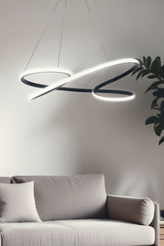 Candeeiro de Teto – 65 x 65 x 15 cm – Preto – Alumínio