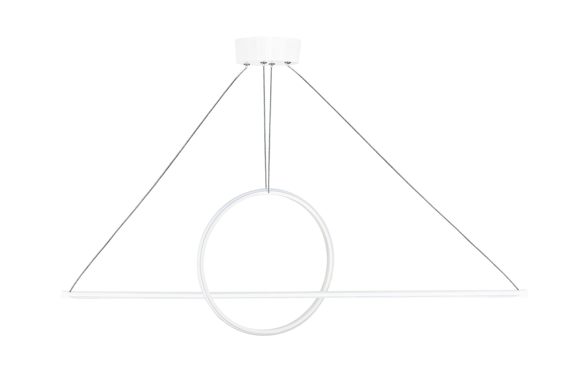 Candeeiro de Teto – 100 x 30 x 30 cm – Branco – Alumínio