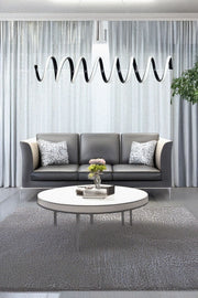 Candeeiro de Teto – 70 x 14 x 14 cm – Preto – Alumínio