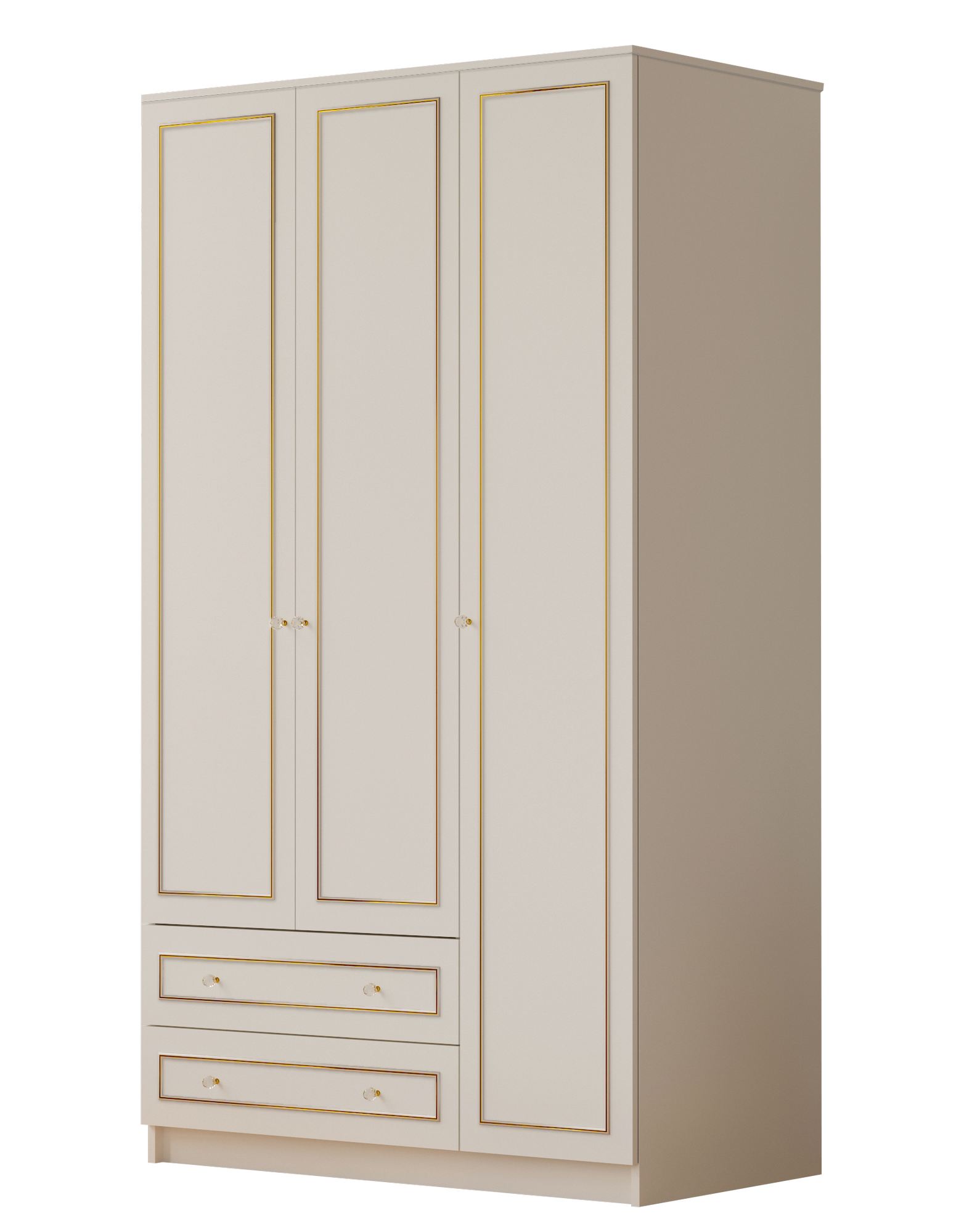 Guarda-roupa – 105 cm x 180 cm x 52 cm – Branco fosco – Aglomerado