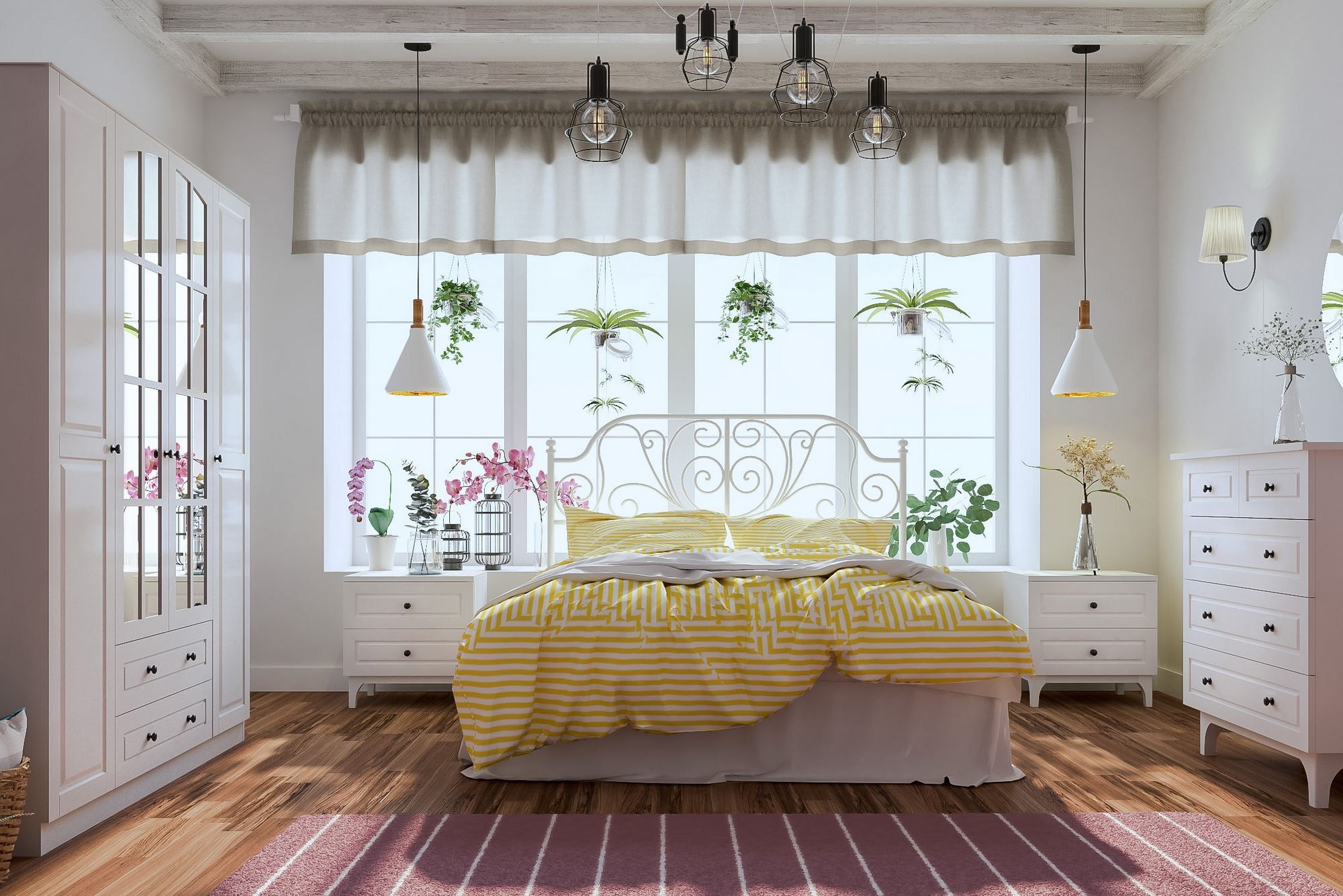 Guarda-roupa – 140 cm x 180 cm x 52 cm – Branco Fosco – Aglomerado revestido com melamina