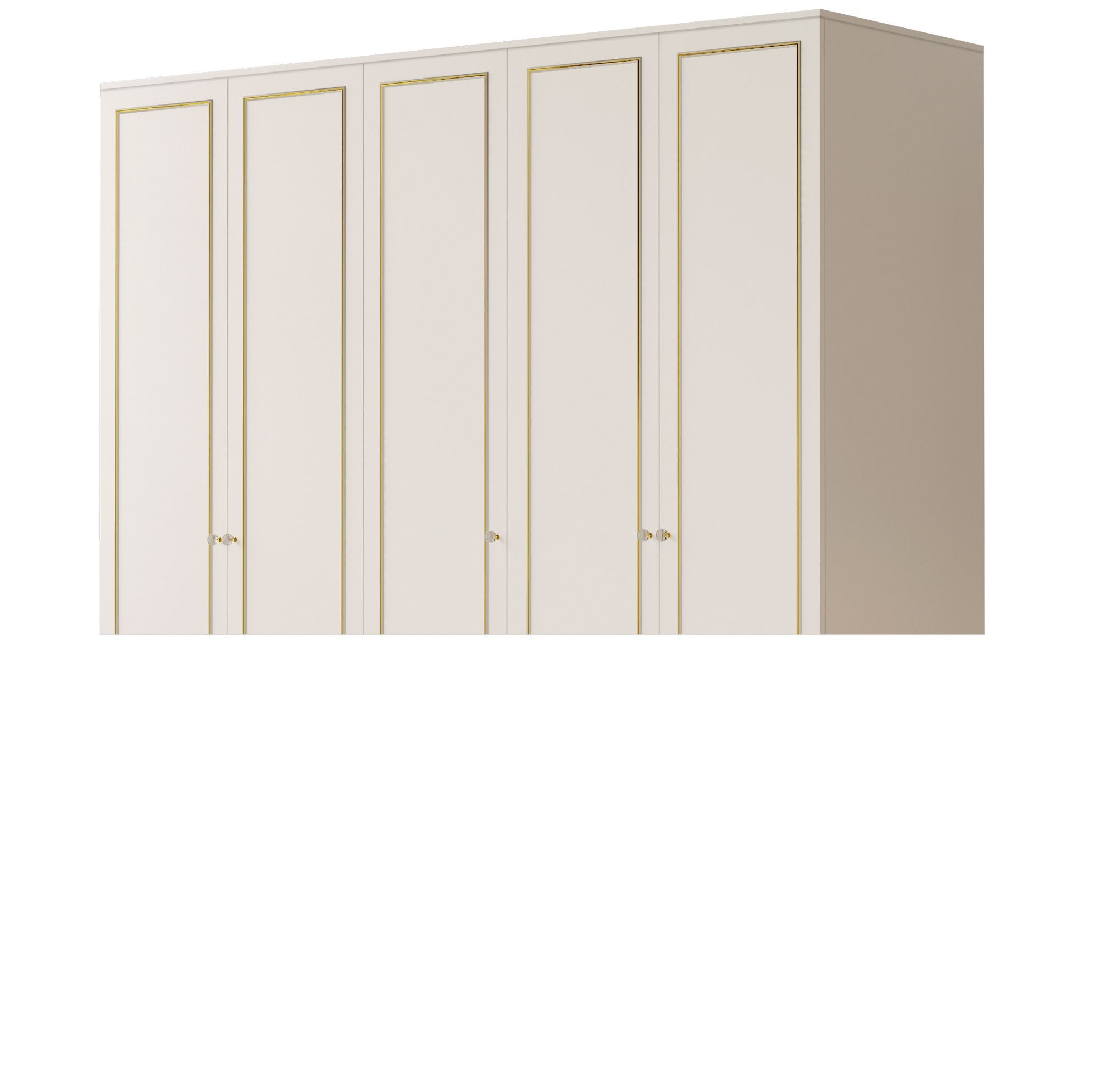 Guarda-roupa – 175cm x 180cm x 52cm – Branco Fosco – MDF