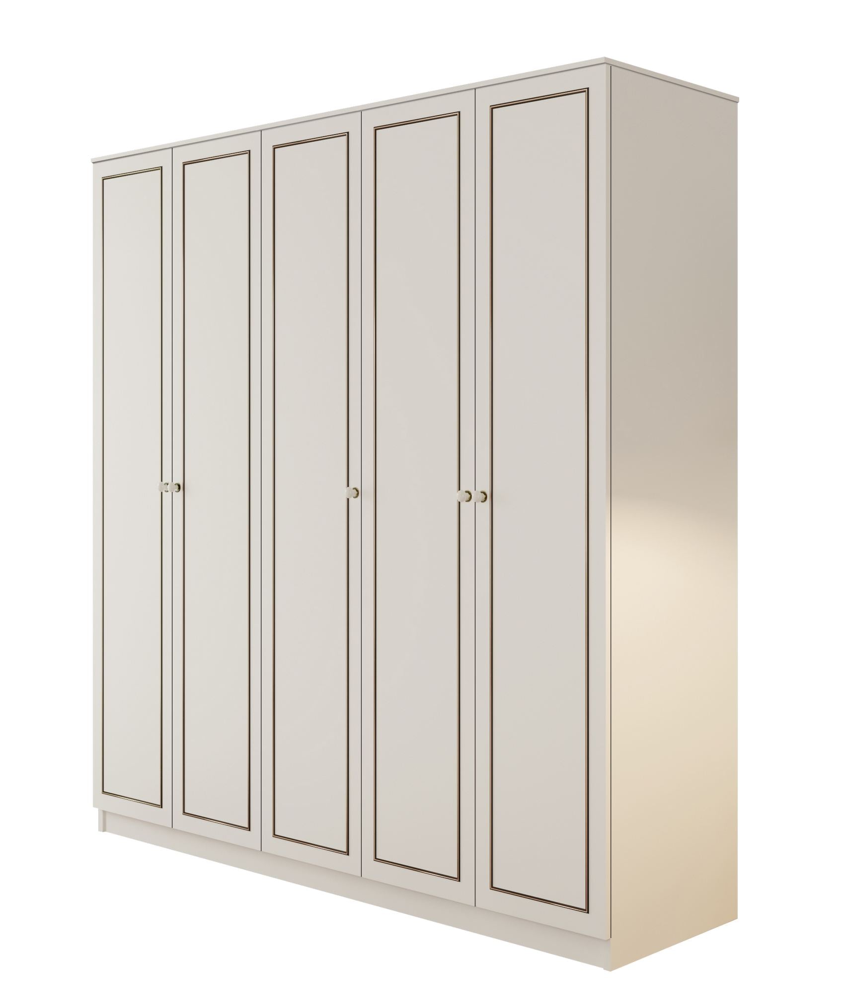 Guarda-roupa – 175cm x 180cm x 52cm – Branco Fosco – MDF