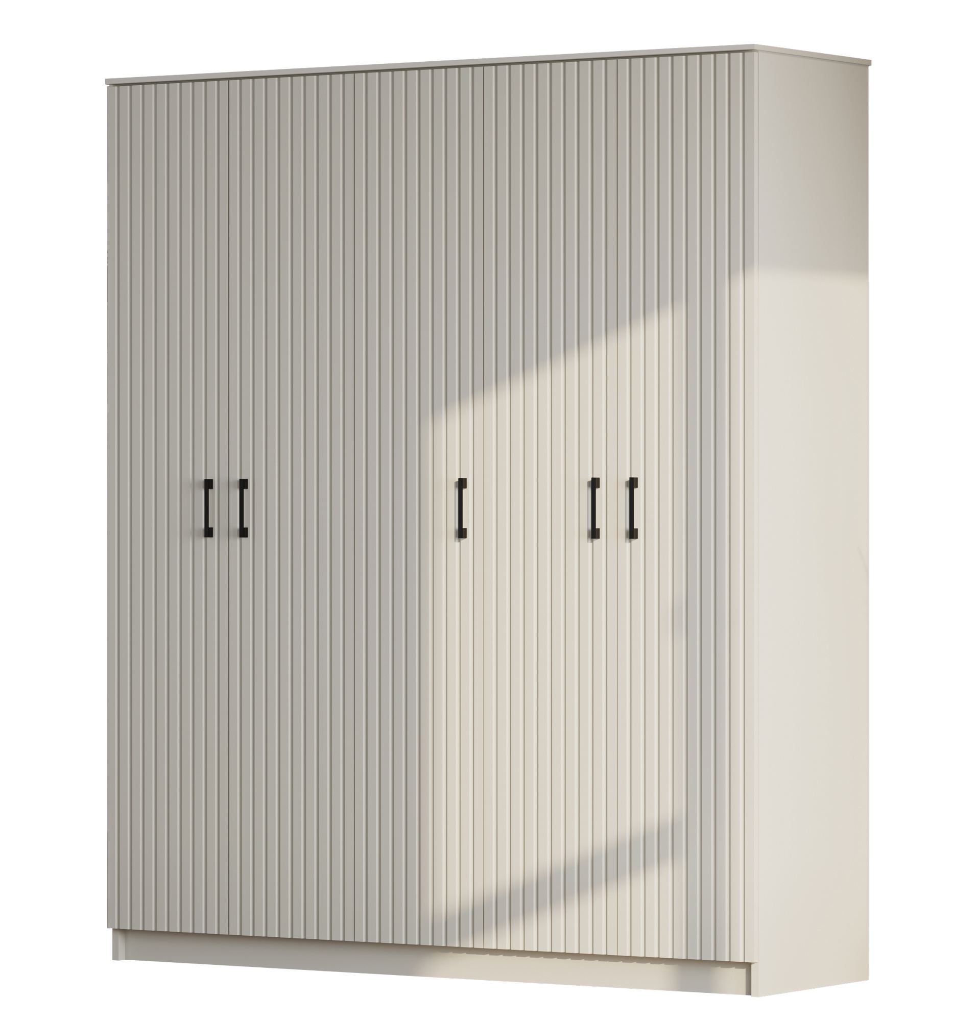 Guarda-roupa – 175x210x52 cm – Branco Fosco – MDF revestido de melamina
