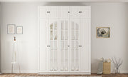 Guarda-roupa – 175cm x 240cm x 52cm – Branco fosco – Aglomerado e MDF
