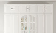 Guarda-roupa – 210cm x 210cm x 52cm – Branco fosco – Aglomerado