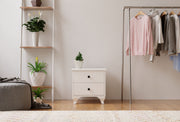 Mesa de cabeceira-Rb-070-Branco fosco