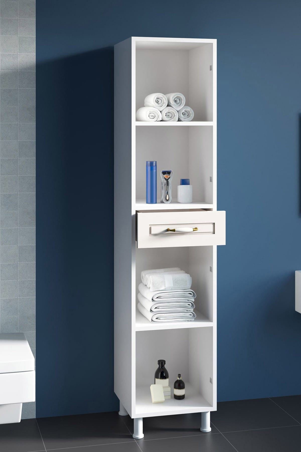 Armário Multiuso – 180 cm – Branco Fosco – Aglomerado