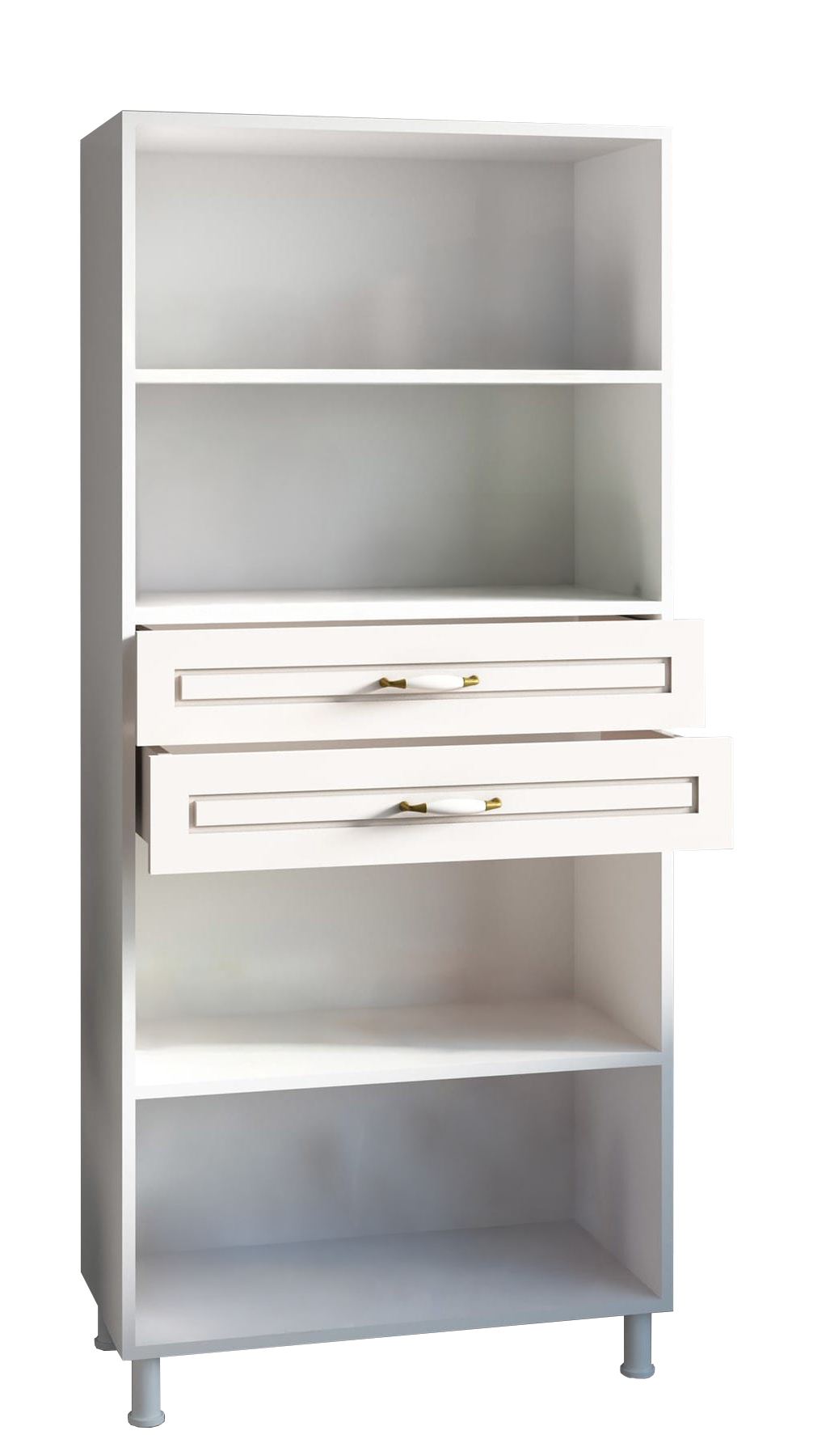 Armário Multiuso – 70cm x 180cm x 33cm – Branco fosco – Aglomerado de melamina