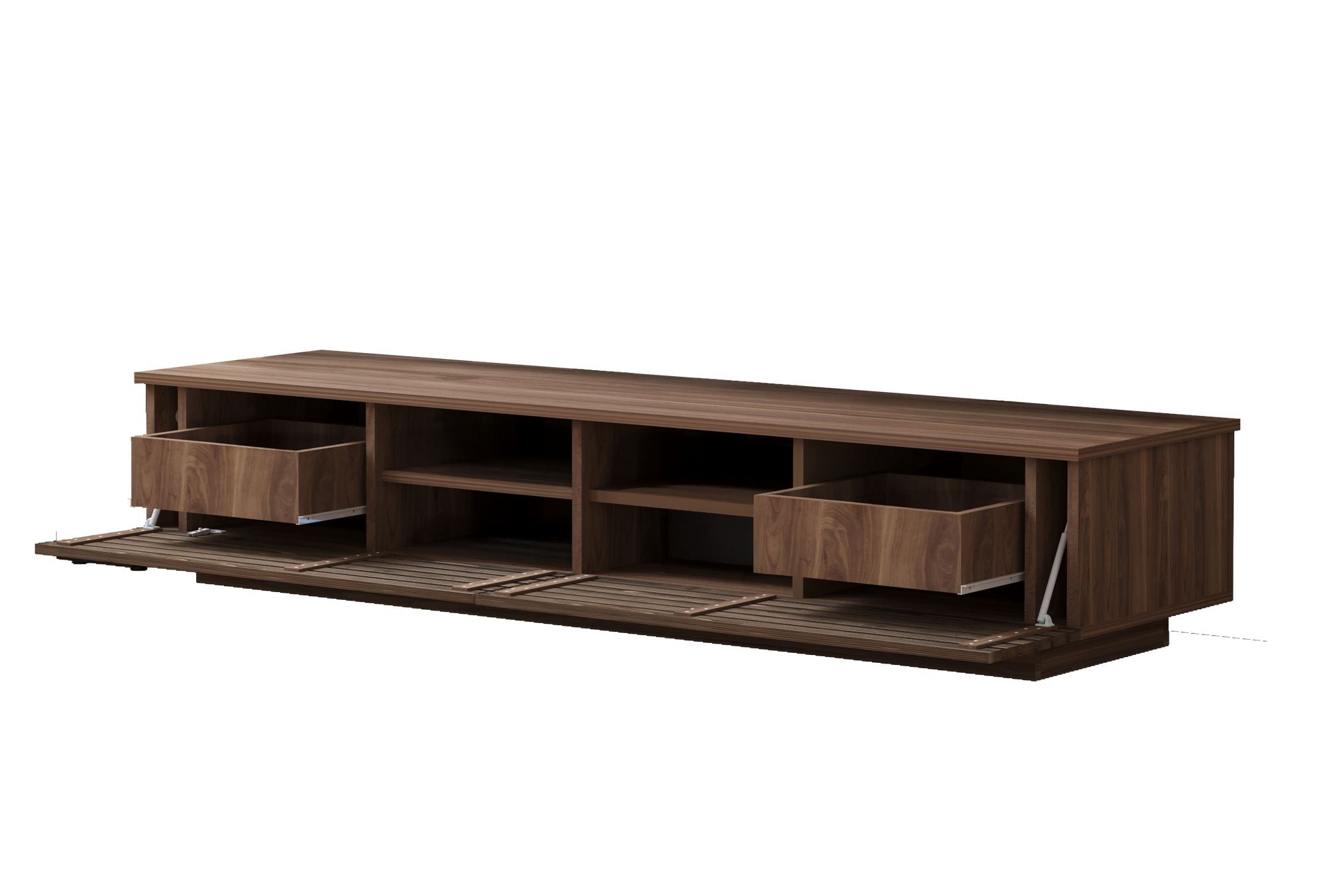 Móvel de TV – 180 cm x 35 cm x 40 cm – Cor de madeira – Carvalho