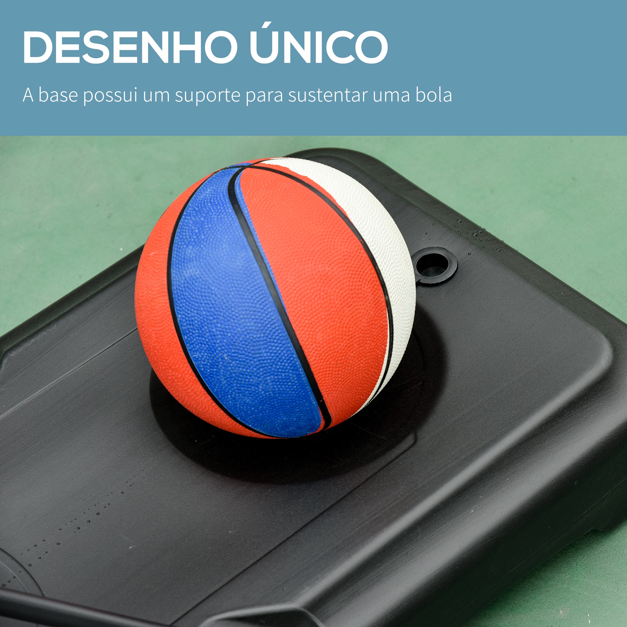 Tabela de Basquetebol Ajustável 160-210cm Preto e Vermelho