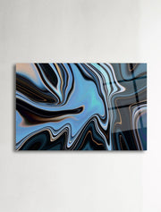 Liquid Horizon – Quadro Decorativo em Vidro Acrílico de Grau Ótico 3 mm (66 x 99 cm), Multicolor