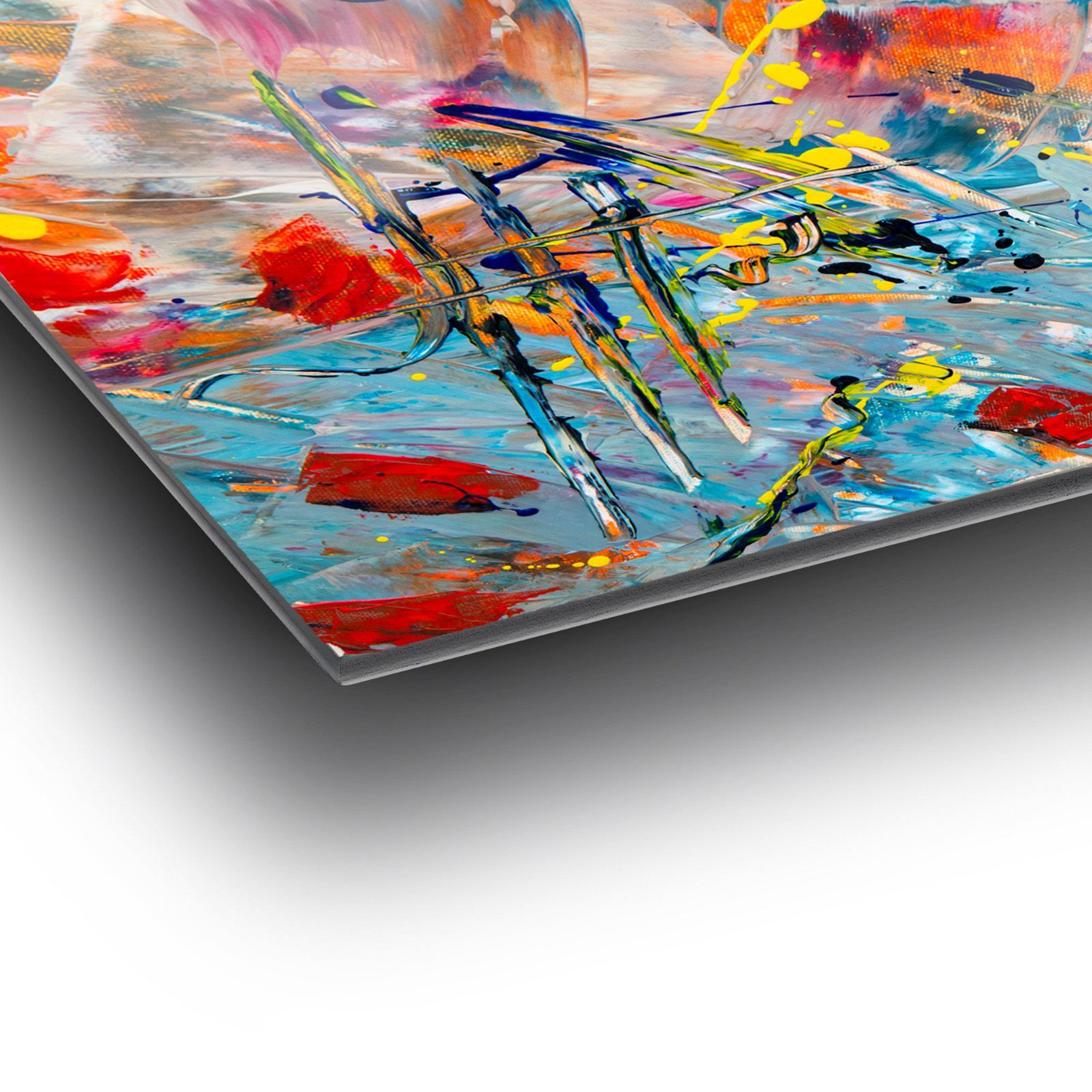 Color Riot — Quadro Decorativo em Vidro Acrílico Multicolor (44 x 66 cm), Acrílico 100% de Grau Ótico 3 mm