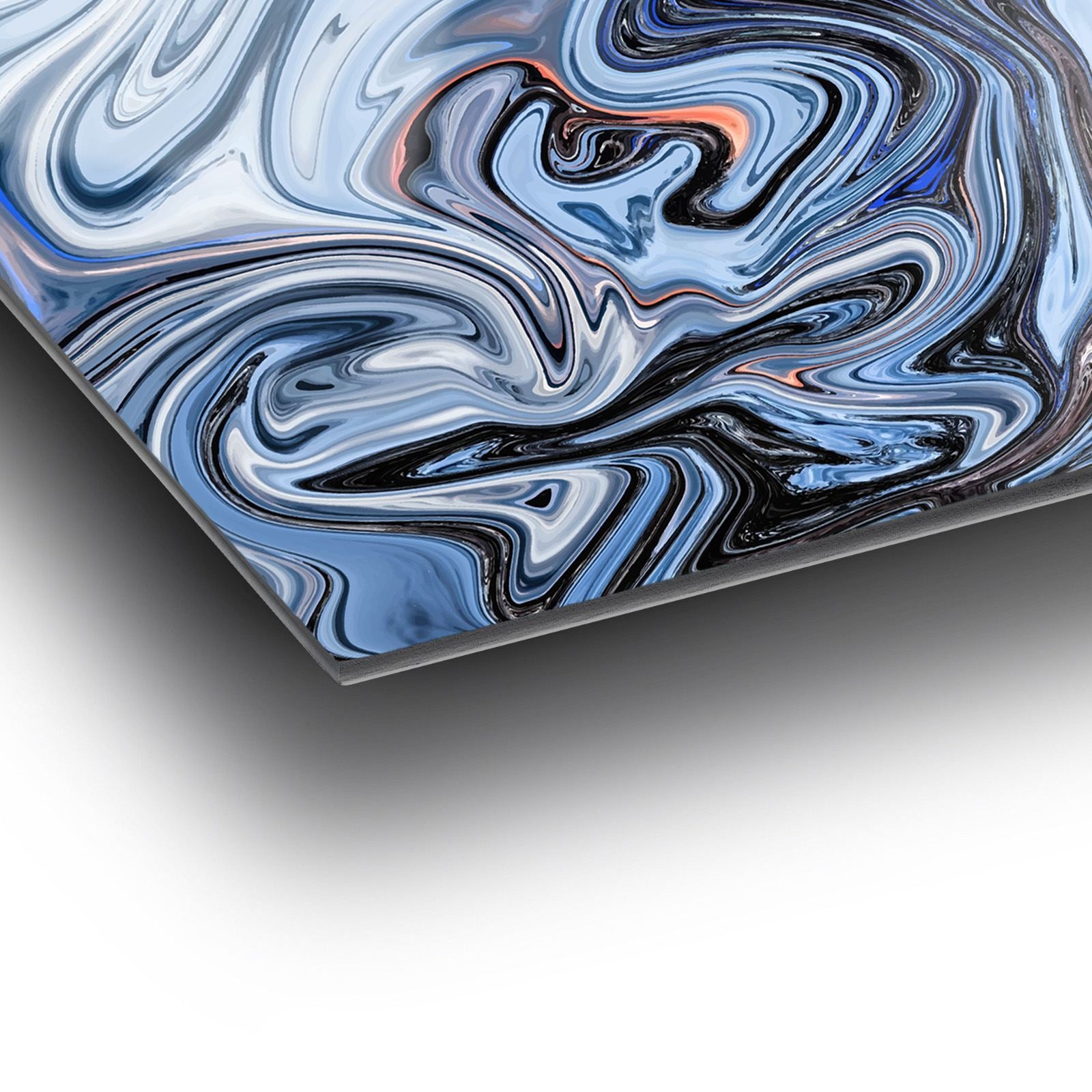 Cosmic Flow – Quadro Decorativo em Vidro Acrílico Óptico 100%, Multicolor (66 x 99 cm, Espessura 3 mm)