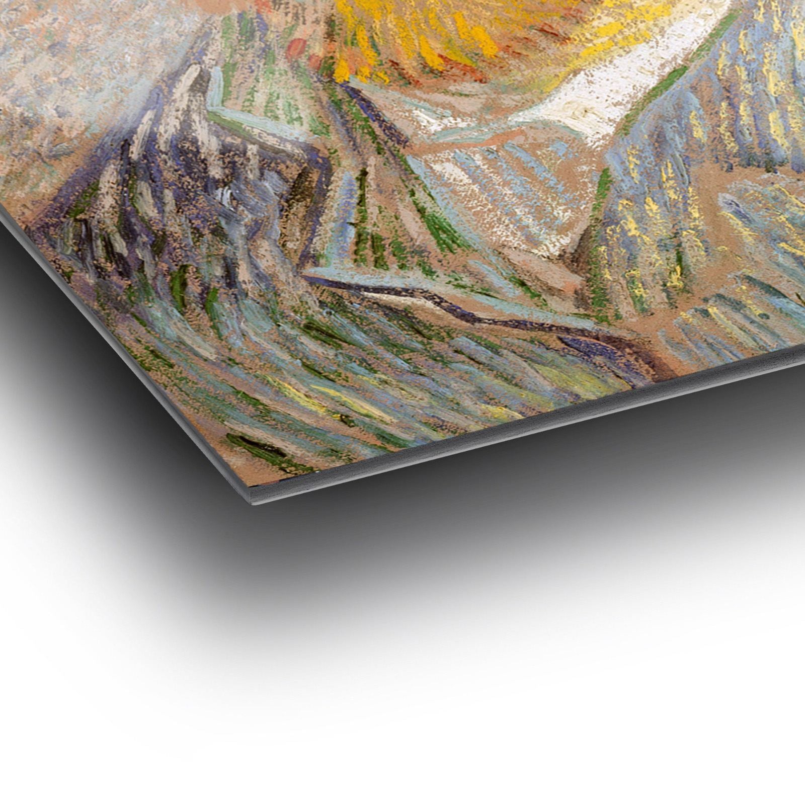 Van Gogh – Auto-Retrato em Vidro Acrílico Óptico 100% (3 mm), 66 x 99 cm – Multicolor