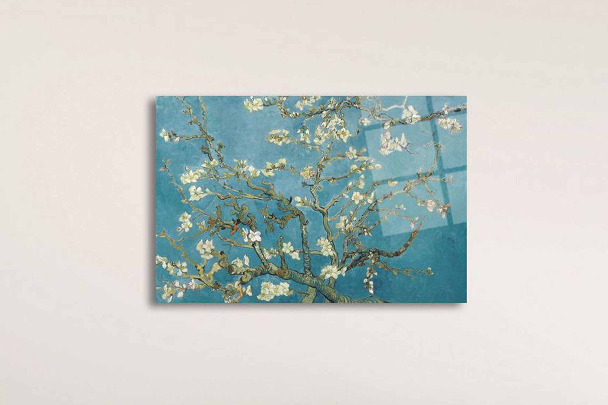 Amendoeiras em Flor – Quadro Decorativo em Acrílico Ótico Multicolor 44 x 66 cm (3 mm)