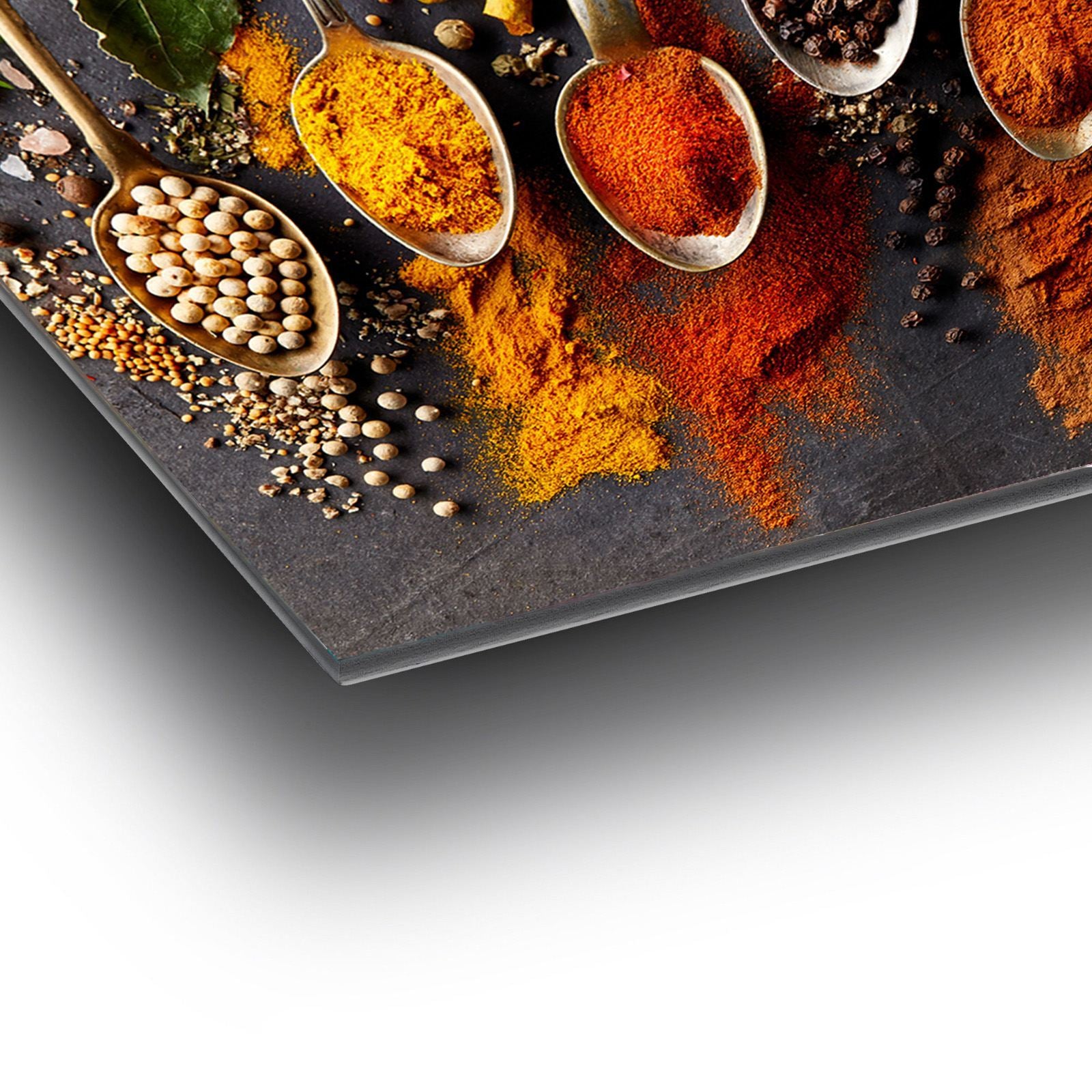 Spice Symphony – Quadro Decorativo em Vidro Acrílico de Grau Ótico 3 mm, 44 x 66 cm, Multicolor