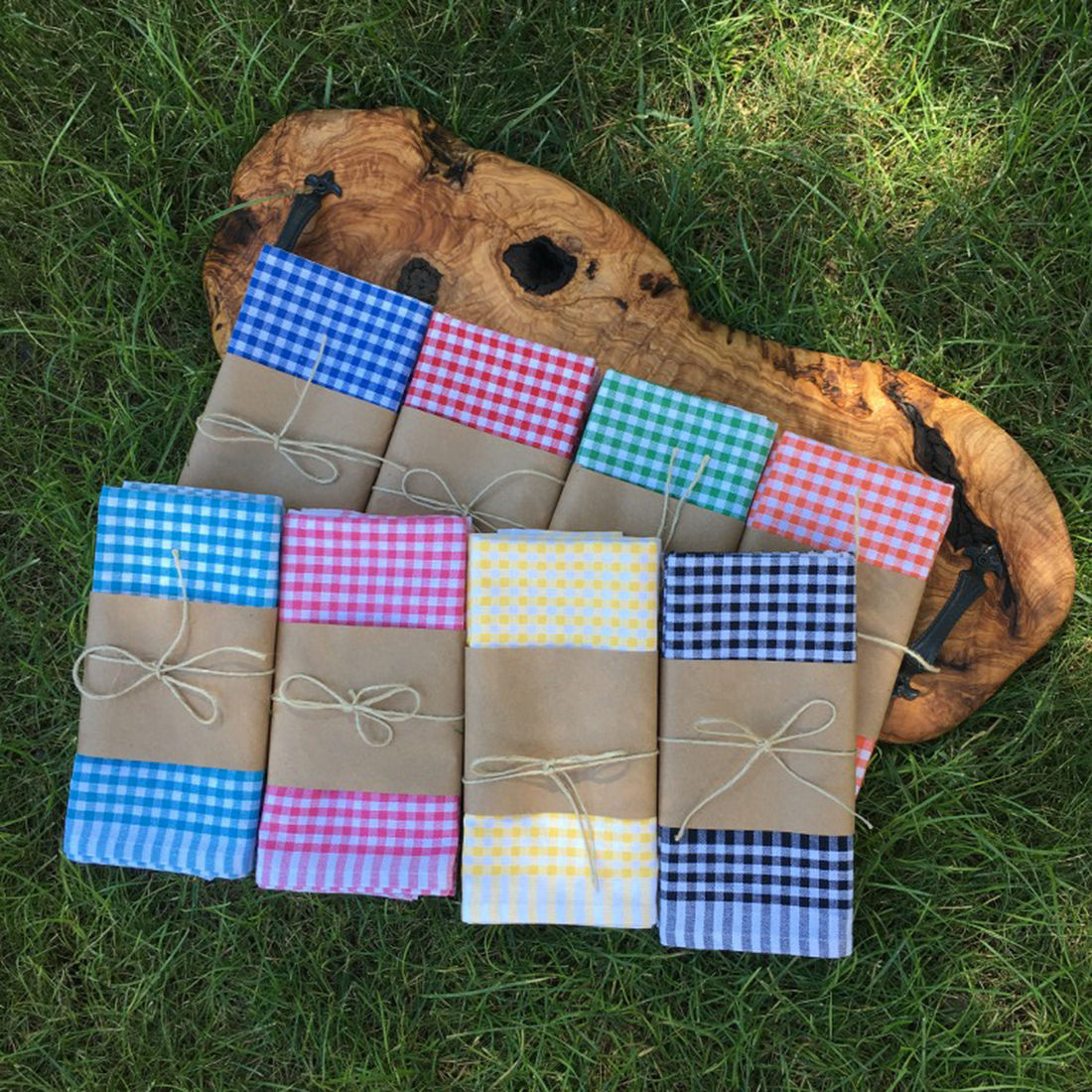 Conjunto de toalhas de mão (8 peças) – 45 x 65 cm – Multicolorido – Mistura de algodão e poliéster