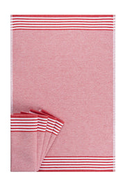 Conjunto de toalhas de mão (5 peças) – 50 x 70 cm – Vermelho – 100% algodão