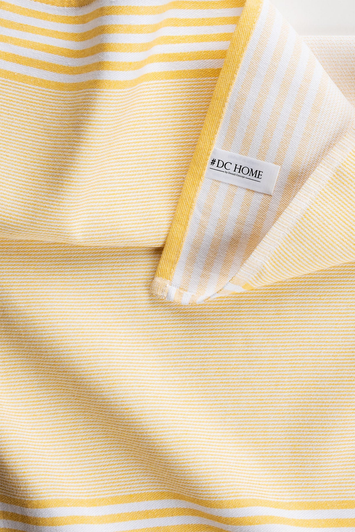 Conjunto de toalhas de mão – 50 x 70 cm – Amarelo – 100% algodão