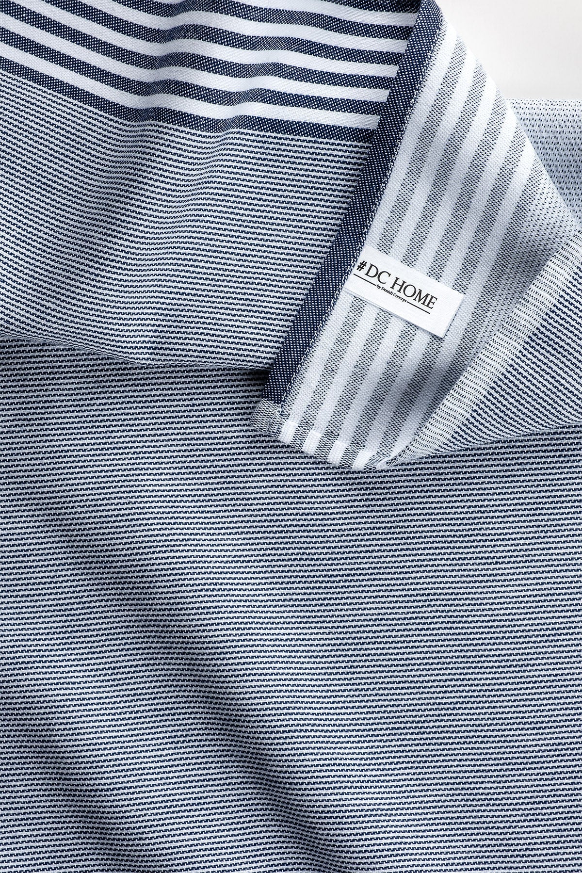 Conjunto de toalhas de mão – 50 x 70 cm – Azul escuro – Algodão