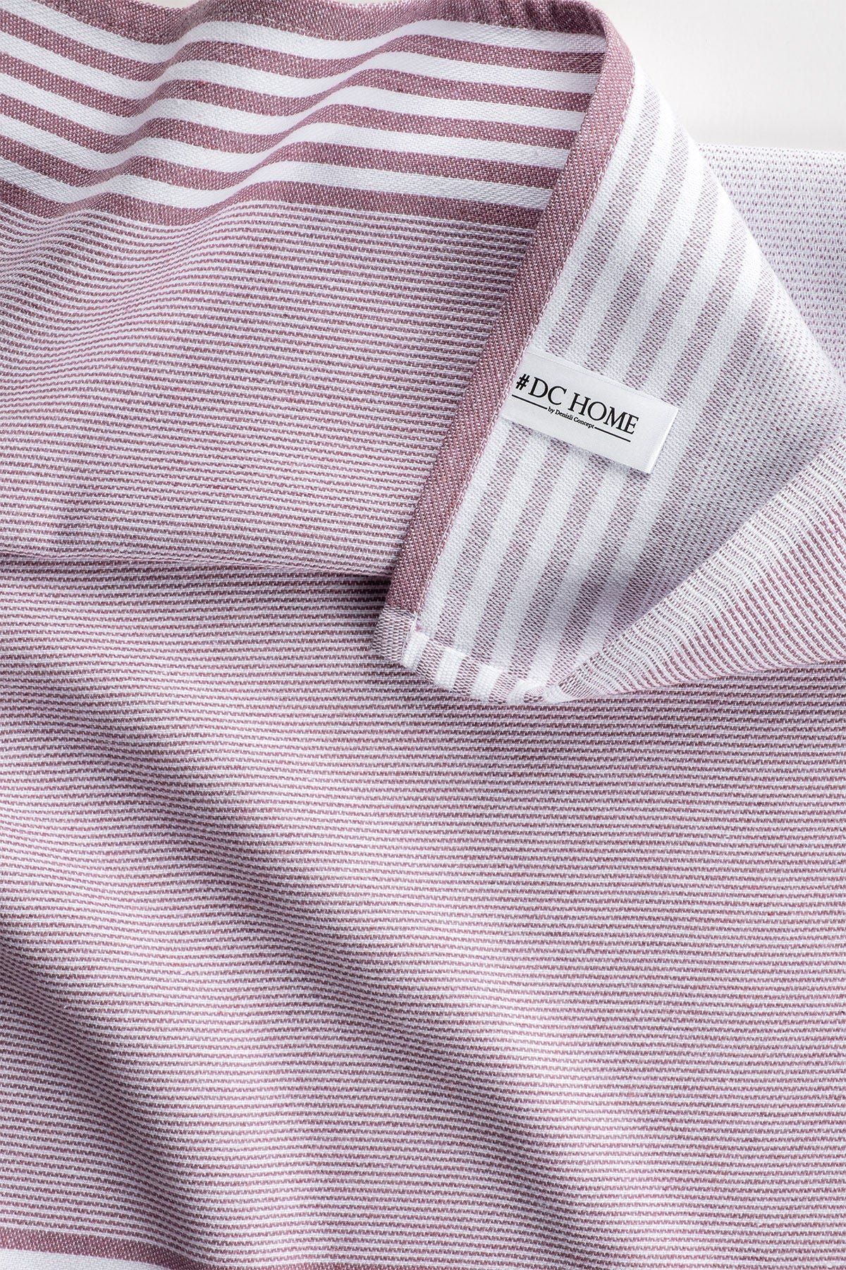 Conjunto de toalhas de mão (5 peças) – 50 x 70 cm – Rosa empoeirada – 100% algodão