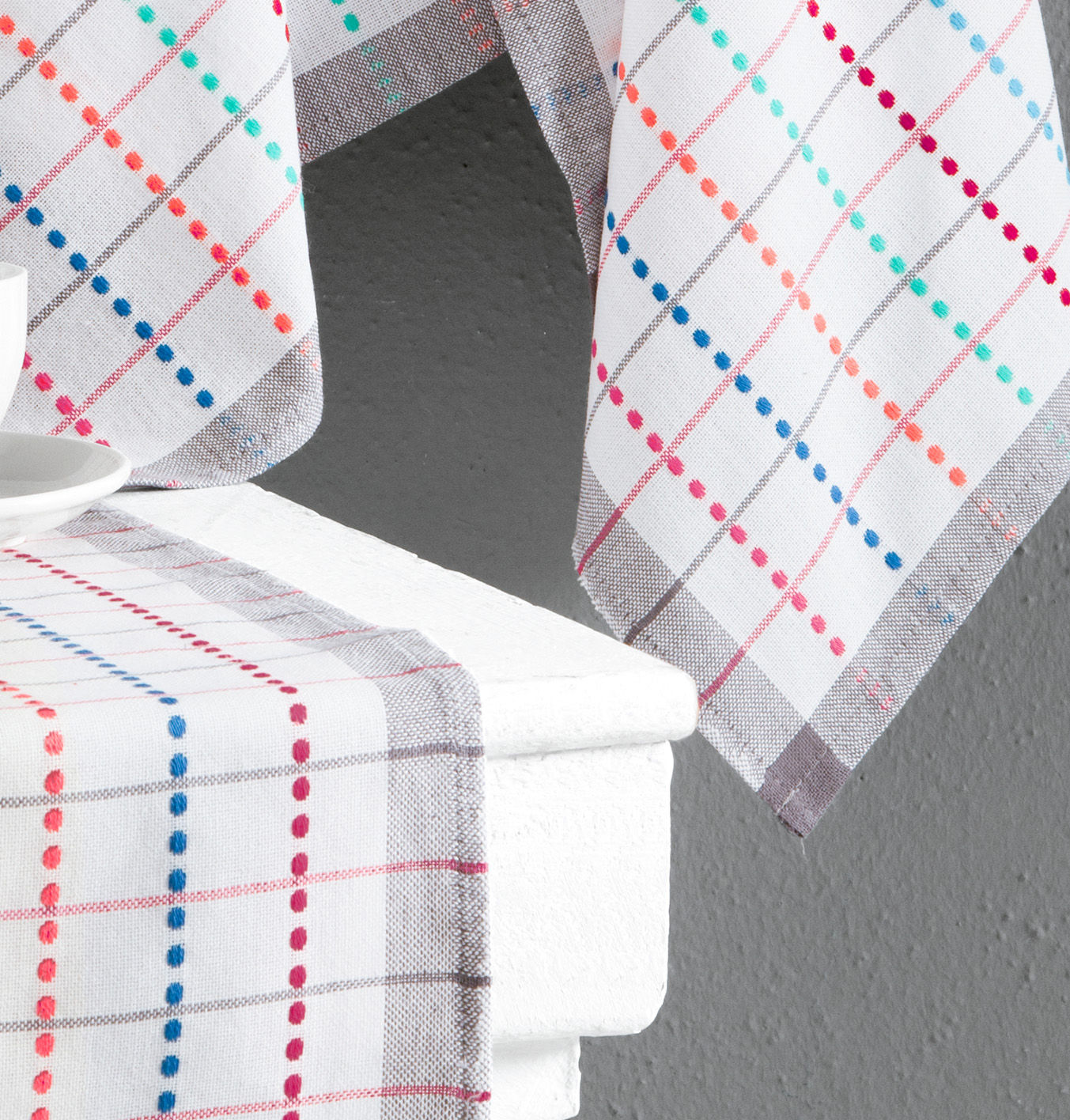 Conjunto de toalhas de mão – 45 x 65 cm – Multicolorido – 100% algodão