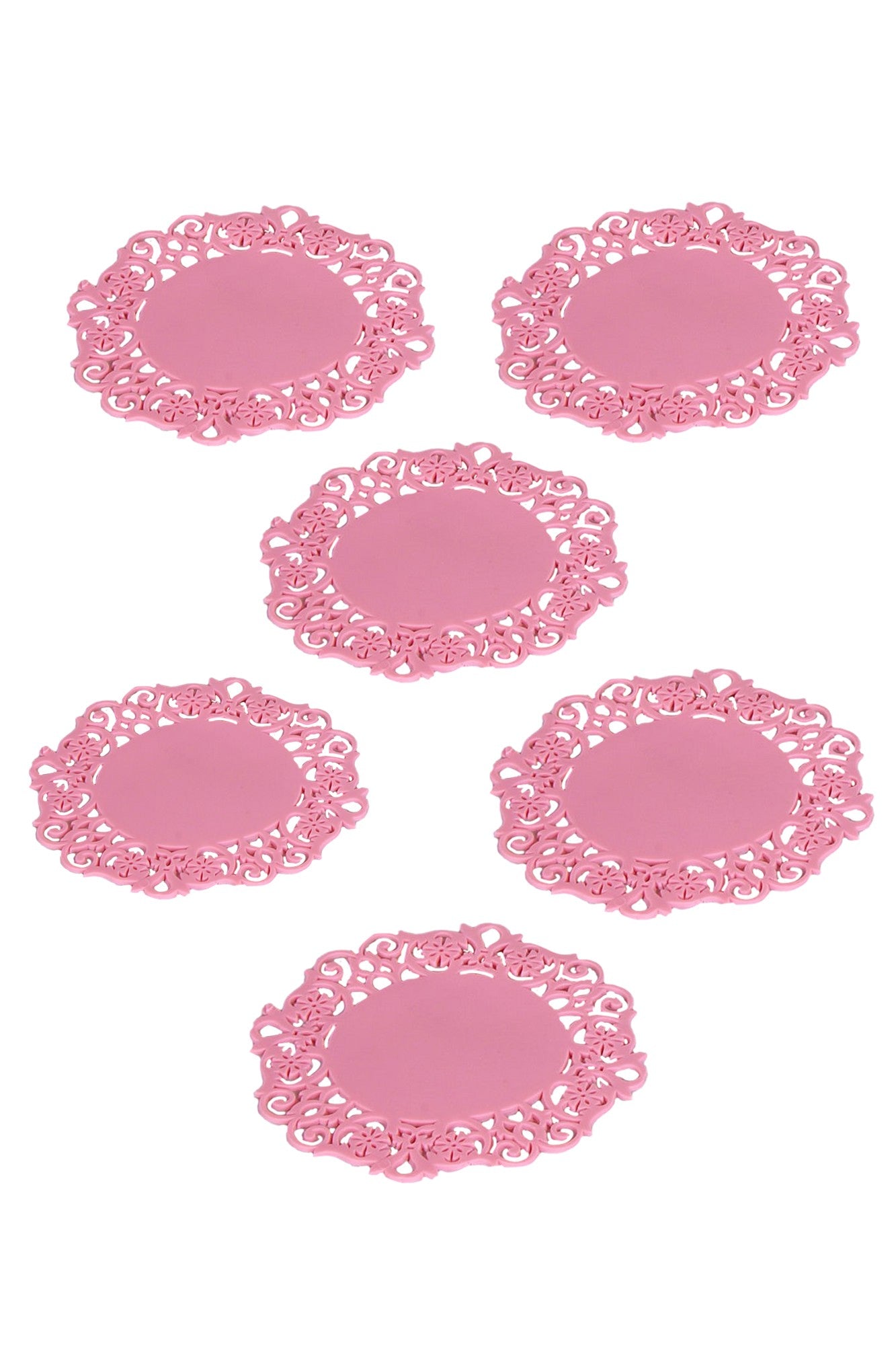 Tapete de Vidro (6 peças) – 9 cm – Multicolorido – Silicone