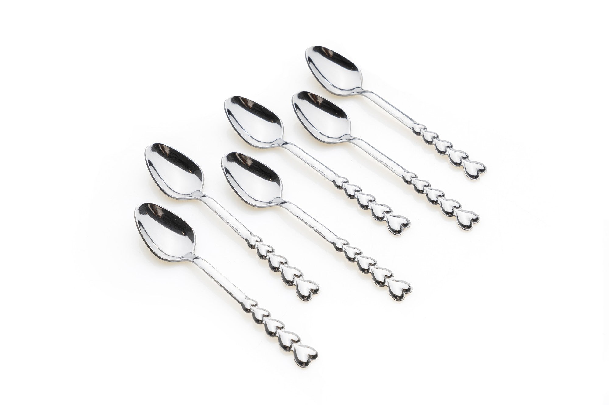 Conjunto de colheres – 11 cm – Multicolorido – Aço