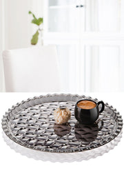 Conjunto de Bandejas – 30 cm – Fumê – Acrílico