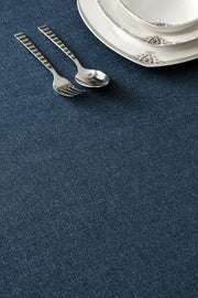 Toalha de mesa-Grande-Azul escuro