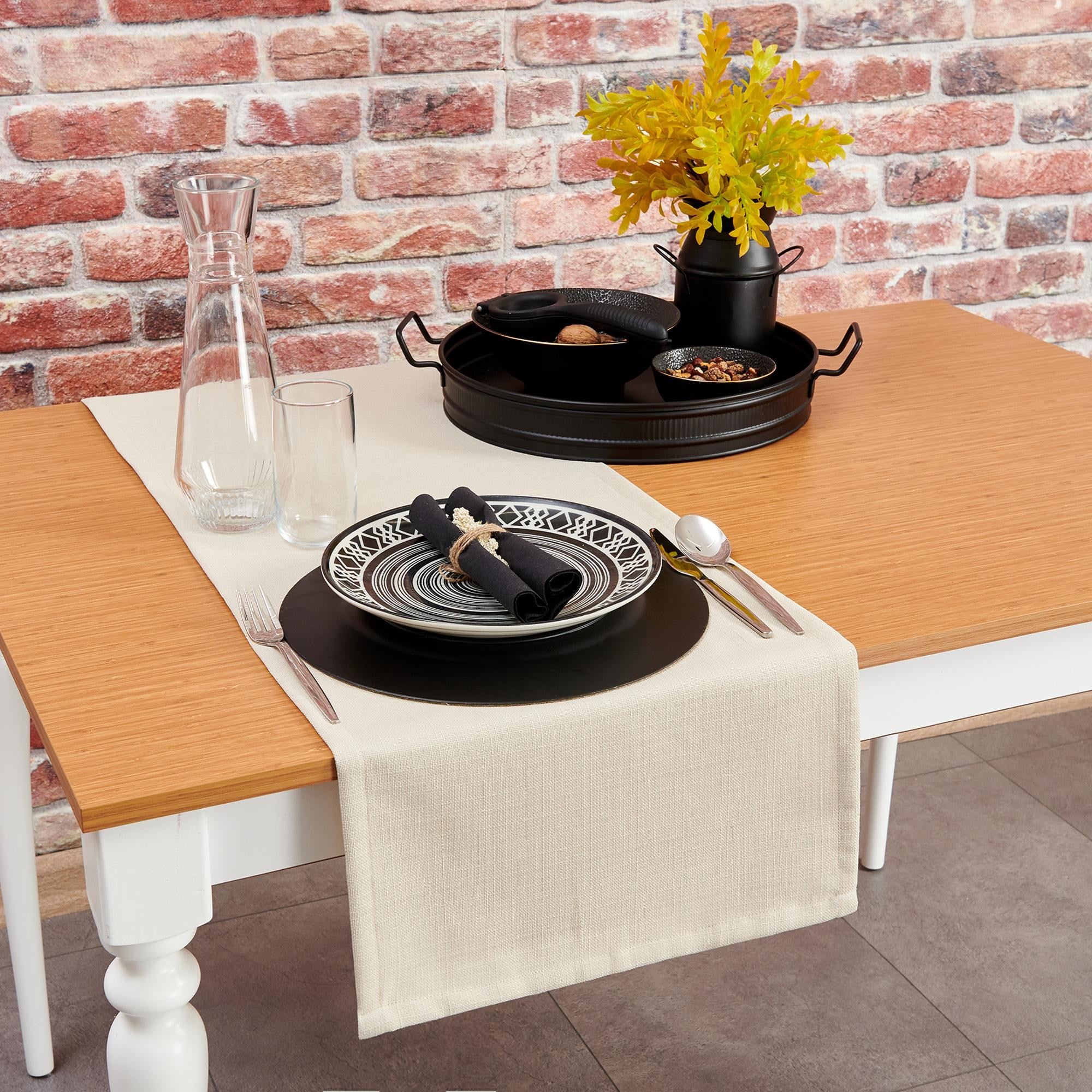 Passadeira – 40 x 150 cm – Cor de Pedra – 100% Poliéster