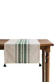 Passadeira – 50 x 150 cm – Verde – Algodão e poliéster