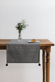 Passadeira – 50 x 150 cm – Preto – Algodão/Poliéster