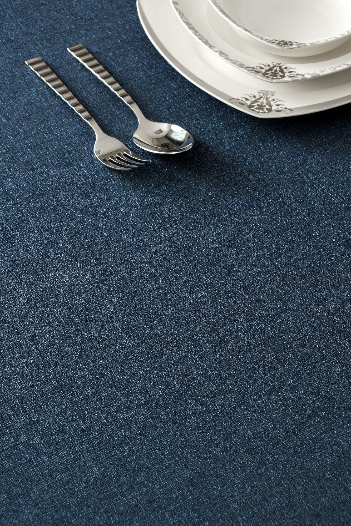 Toalha de mesa-Grande 300-Azul escuro