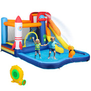Castelo Insuflável Multicolorido 360x250x195 cm para Diversão Aquática