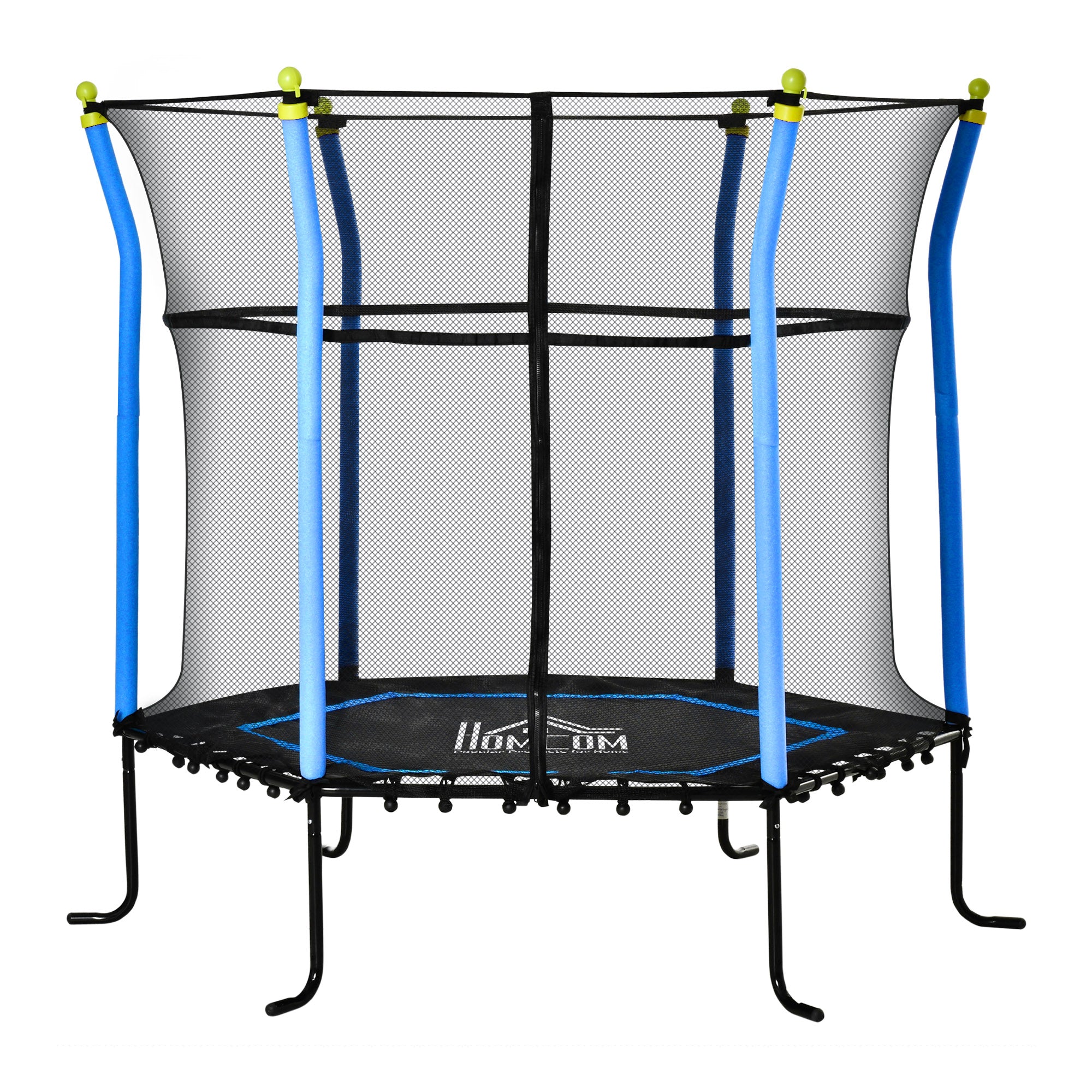 Trampolim Infantil Azul Ø163,5x163,5 cm para Crianças acima de 3 Anos