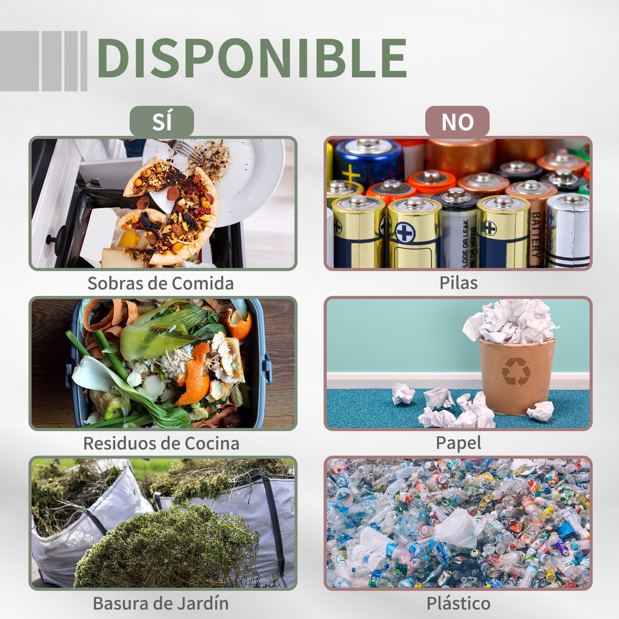 Compostor Giratório 160L Preto 71x64x92cm - Estrutura de Aço