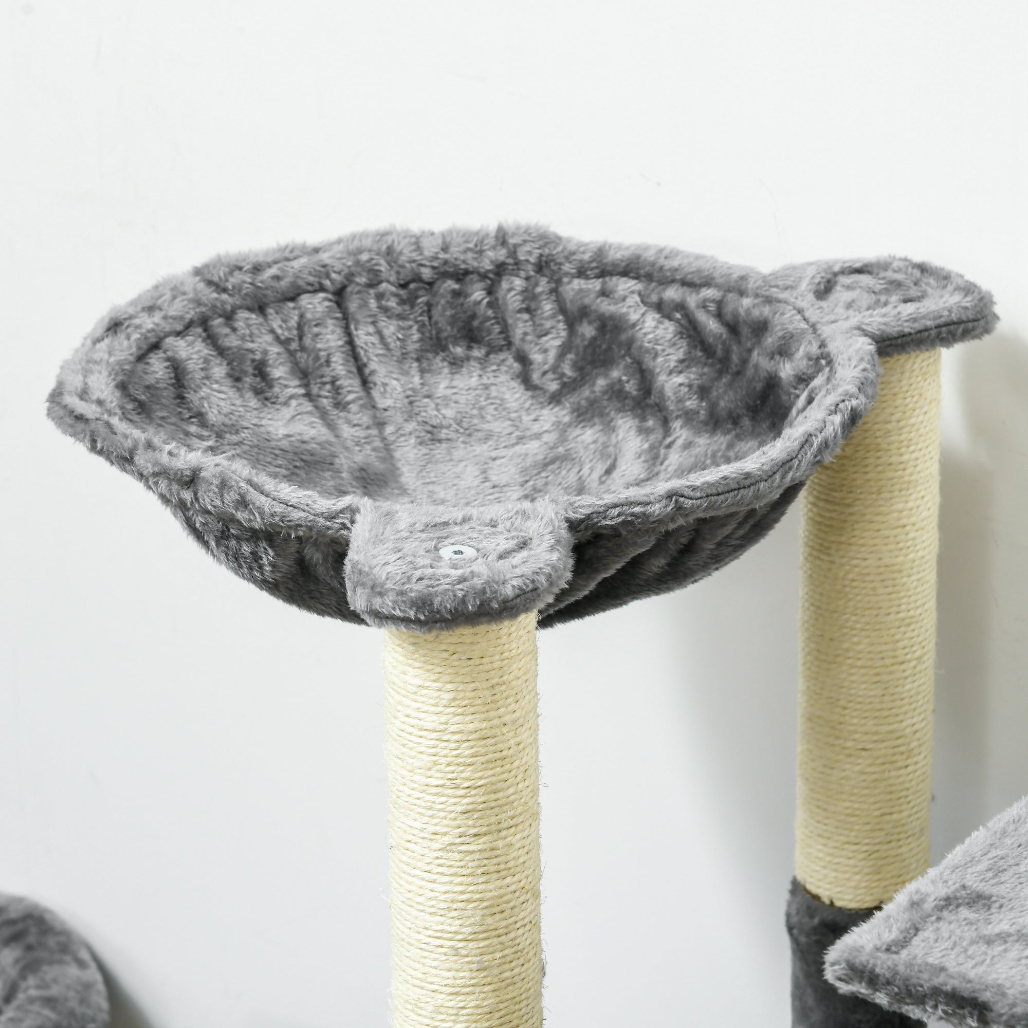 Arranhador para Gatos Grande 144 cm Cinza