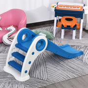 Escorrega Infantil Dobrável 120x50x56 cm - Azul
