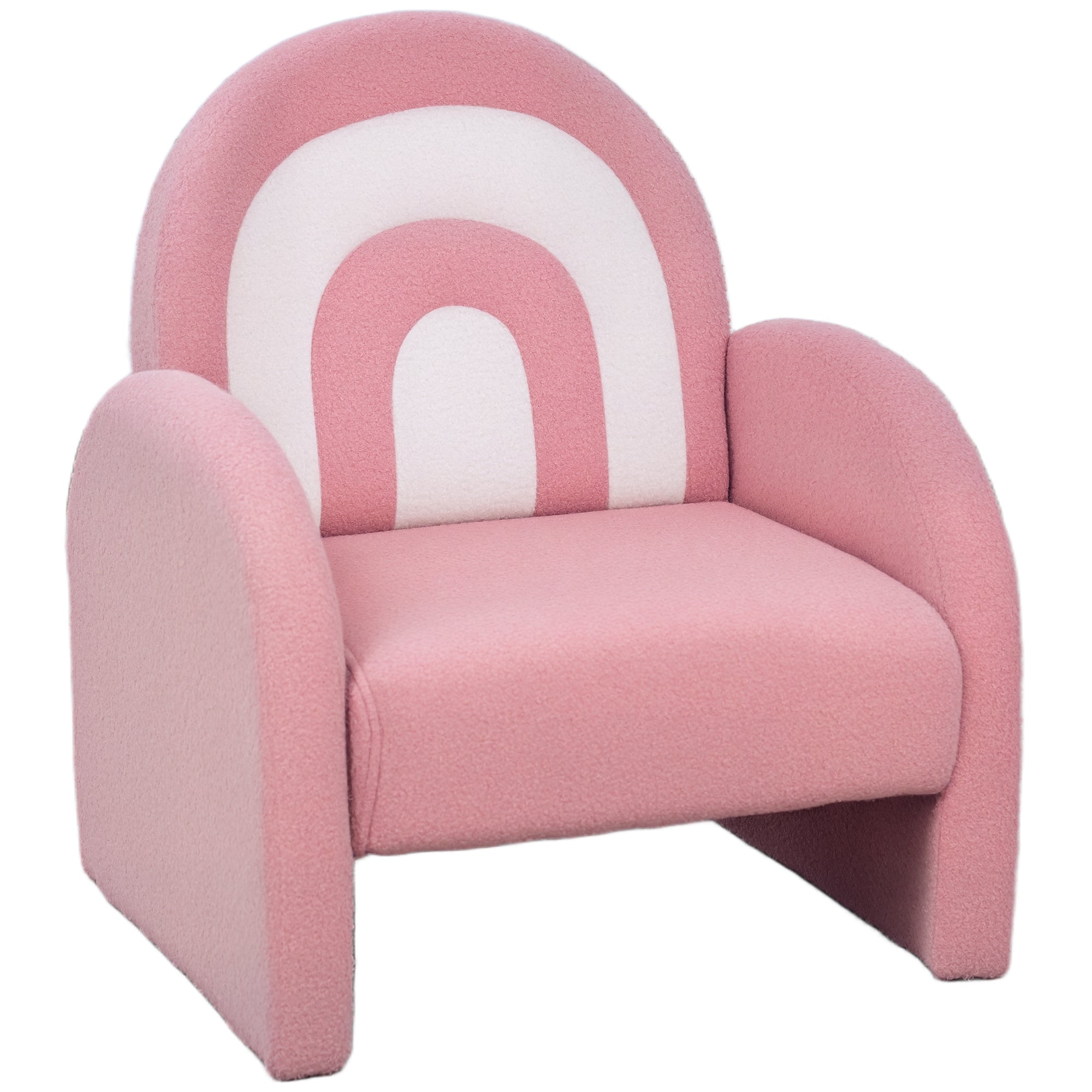 Poltrona Infantil Arco-Íris Rosa 45x41x52 cm