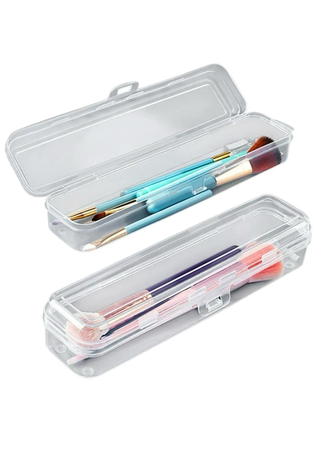 Organizador de Maquiagem – 7 x 24 x 4,5 cm – Transparente – Plástico