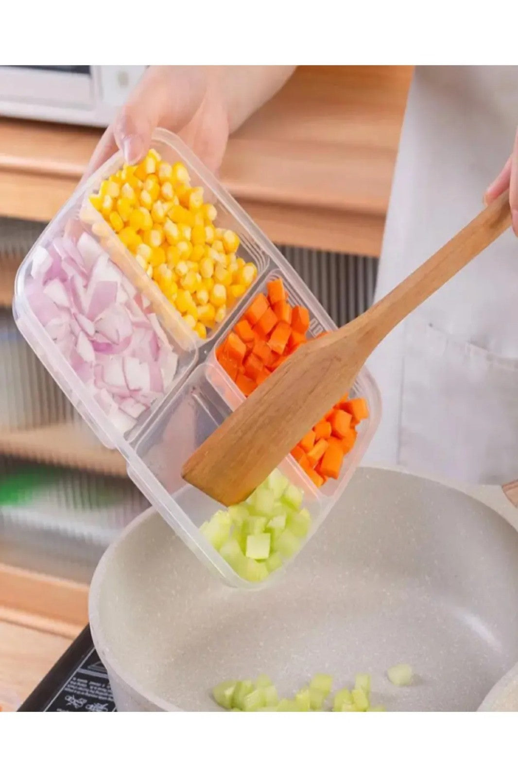 Conjunto de caixas de armazenamento – 15,5 x 21 x 3,5 cm – Transparente – Plástico