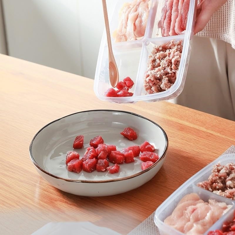 Conjunto de caixas de armazenamento – 15 x 20,5 x 3 cm – Transparente – Plástico