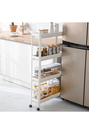 Prateleira Multiuso de Plástico – 54 cm x 101 cm x 5,5 cm – Branco