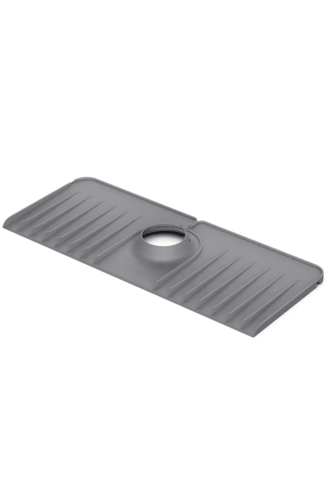 Protetor de Respingo para Pia – 13,7 x 37 x 1,5 cm – Cinza – Plástico