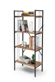 Estante Moderna Oak Grey 150cm - Design Industrial Premium