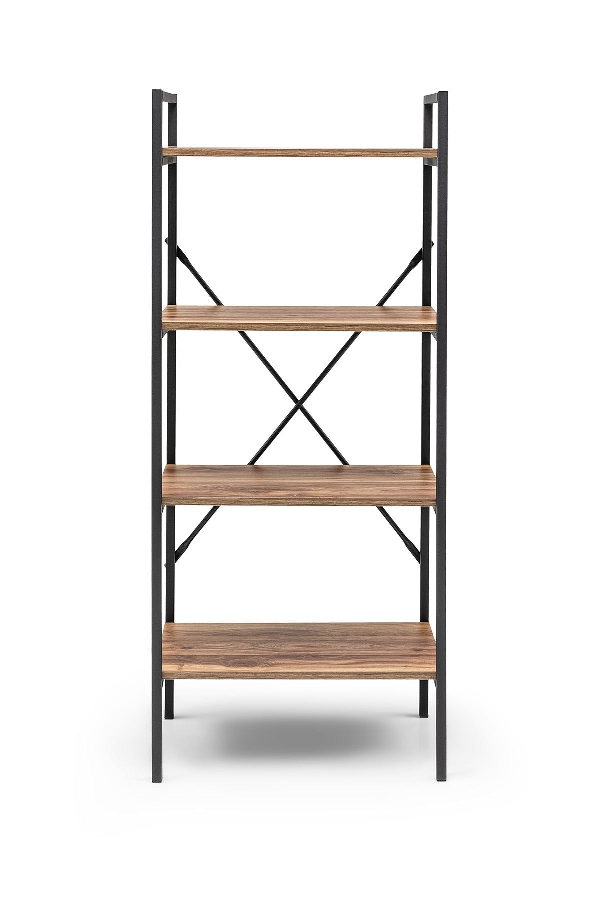 Estante Moderna Oak Grey 150cm - Design Industrial Premium