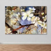 Quadro em Tela Decorativo Multicolor 100x140 cm com Moldura de Madeira (3–4 cm) em 100% Tela