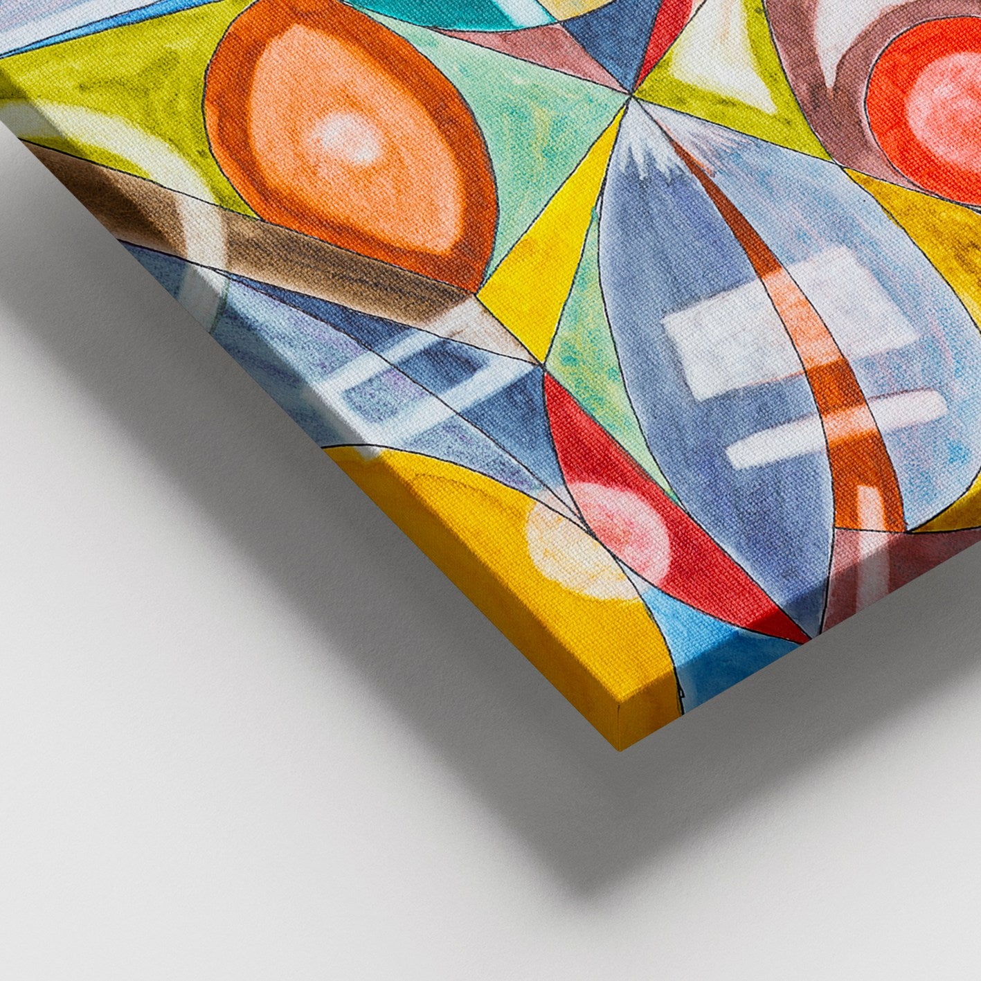 Tela Decorativa em Canvas 100% Multicolor com Moldura de Madeira (3–4 cm) — 100 x 140 cm